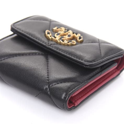 chanel flap lambskin wallet